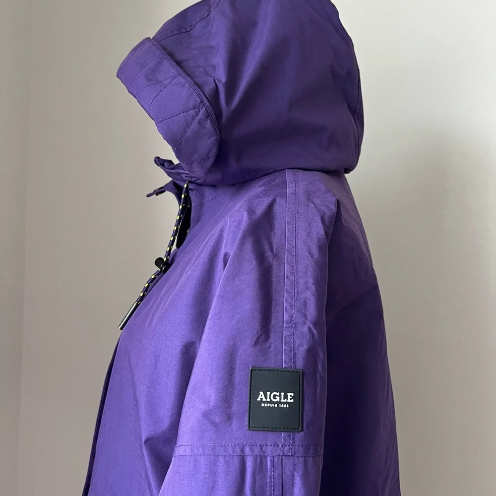Aigle Purple Goretex Parka - Picture 3 of 14
